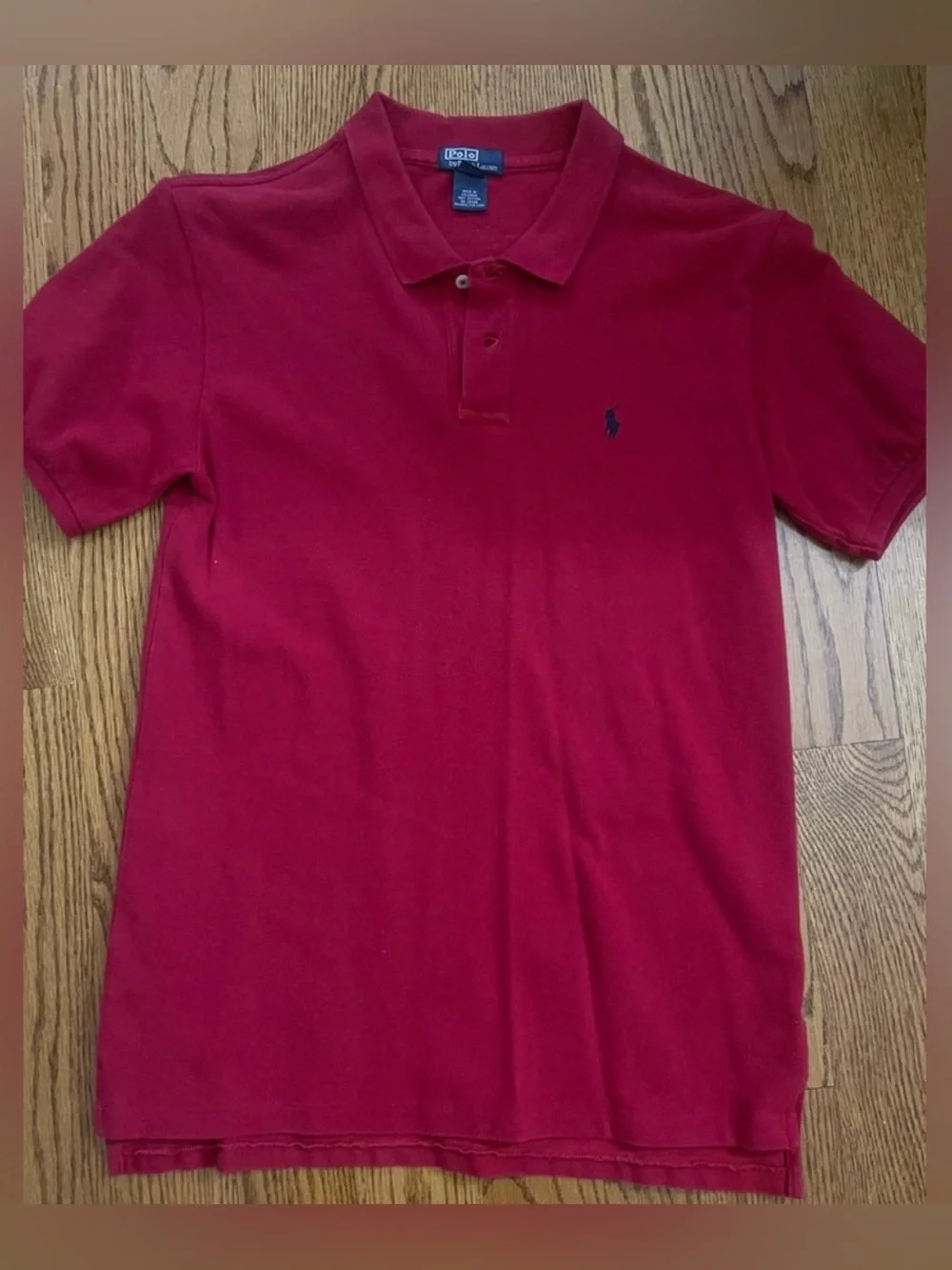 Ralph Lauren Deep Burgundy Short Sleeve Polo